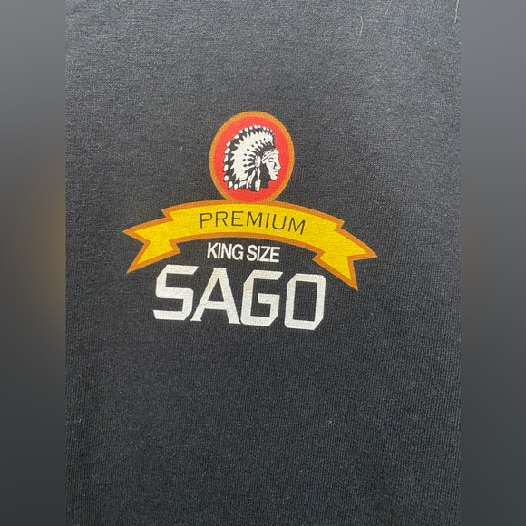 🔴2/$10 SALE🔴 Vintage Cigarette Sago Brand Tee Shirt - Picture 4 of 4